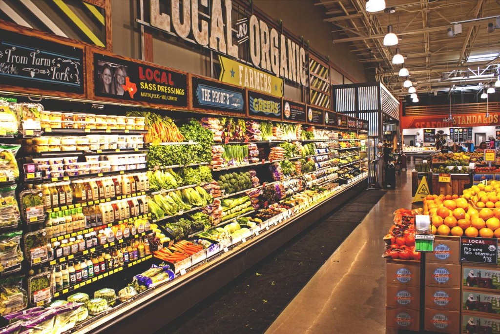 Whole Foods Market produce aisle